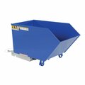 Vestil Medium Duty Low Profile Hopper .50 Cubic Yard Blue H-50-MD